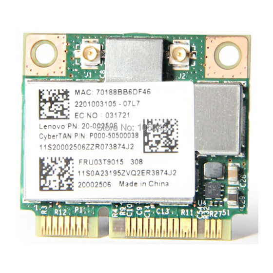 Broadcom BCM943227HM4L Manual do utilizador