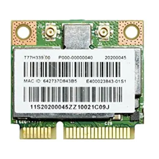 Broadcom BCM943227HMB Panduan Pengguna