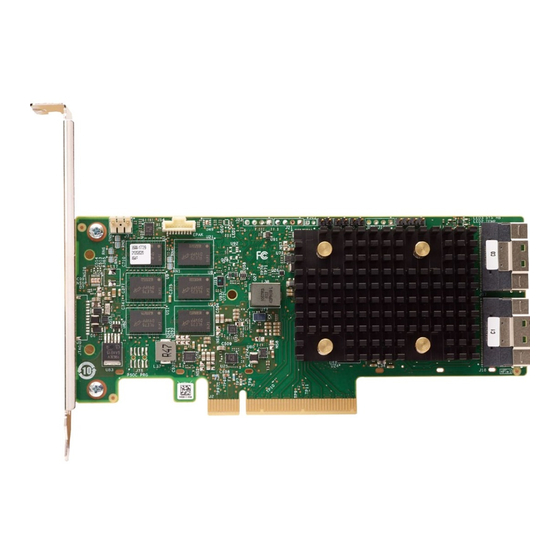 Broadcom HBA 9400-16e Snelle installatiehandleiding