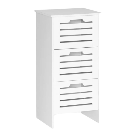 Alice's Home Rivage IBRDRAWER3WH Manual