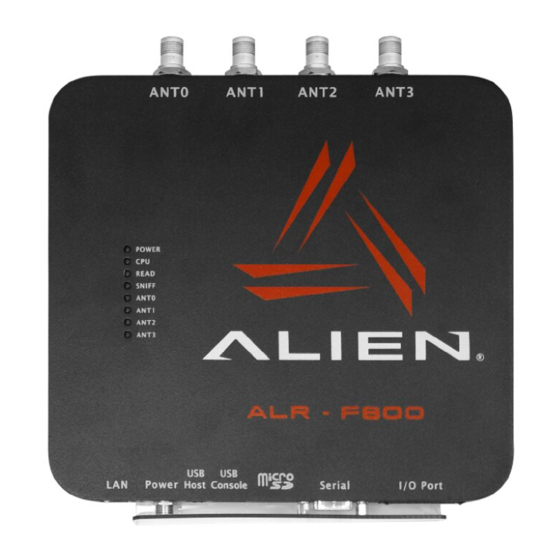 Alien ALR-F800 Wi-Fi Setup