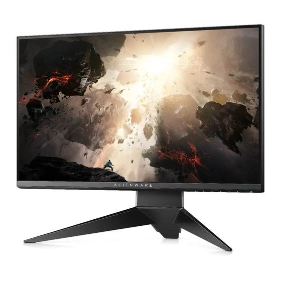 Alienware AW2518H Manuale di risoluzione dei problemi