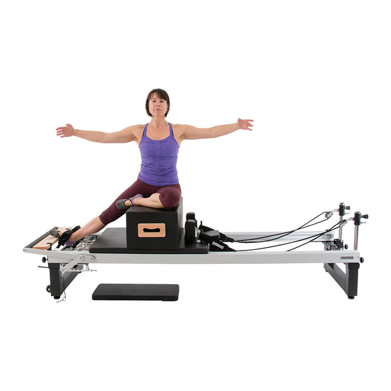 Align-Pilates A2RII Reformer 조립 설명서 및 사용 설명서