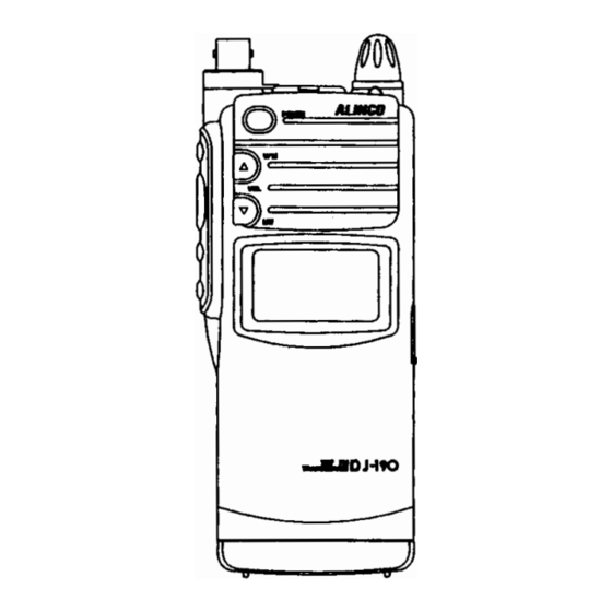 Alinco DJ-190TA2 Instrukcja obsługi