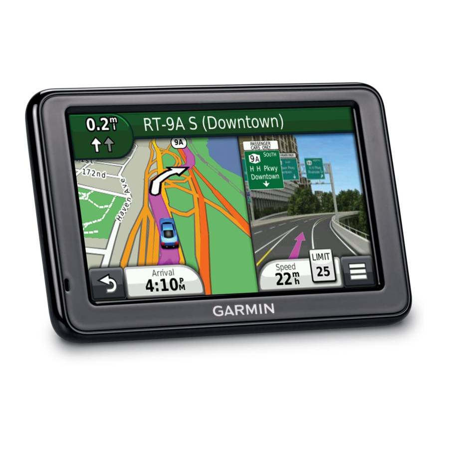 Garmin 2565 Manuel de démarrage rapide