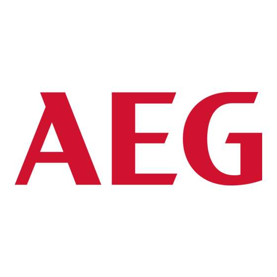 AEG B 600 TG Manual de instrucciones