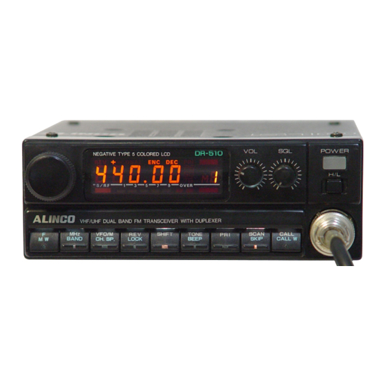 Alinco DR-510E Spezifikationen