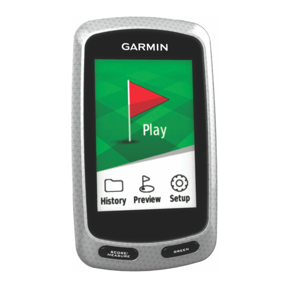 Garmin Approach G7 Manuel du propriétaire