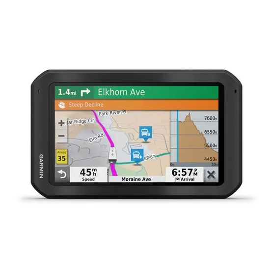 Garmin VIEO RV 1051 Manuel de démarrage rapide