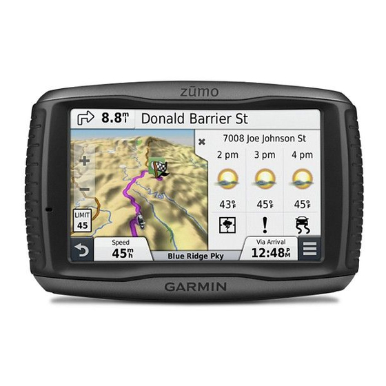 Garmin Z?mo 590 Manuel du propriétaire