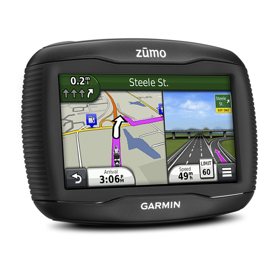 Garmin ZUMO 310 Manuel d'instructions d'installation