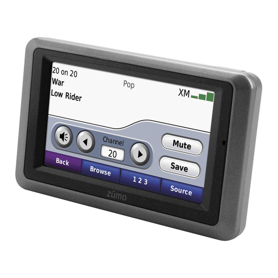 Garmin zumo 665LM Instructions d'installation