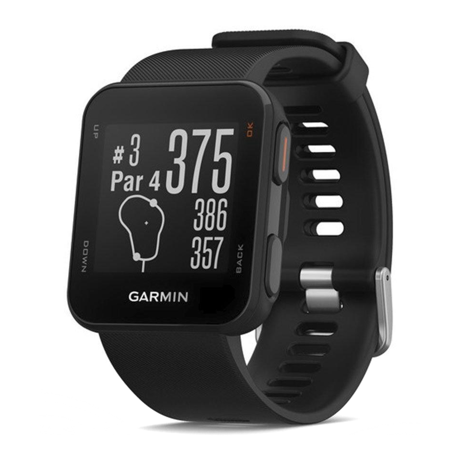 Garmin Approach S10 Руководство пользователя