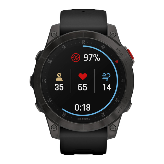 Garmin EPIX GEN 2 Panduan Memulai Cepat