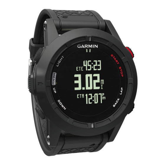 Garmin fenix 2 Owner's Manual