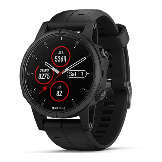 Garmin FENIX 5 PLUS Manuale d'uso