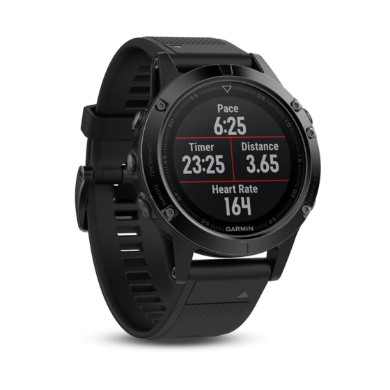 Garmin Fenix5 Panduan Pemilik