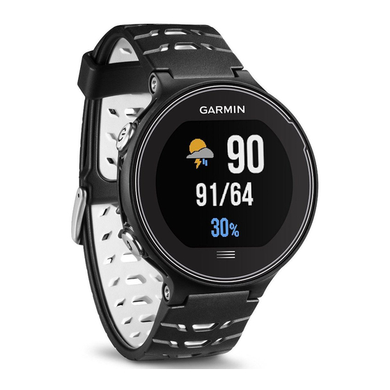 Garmin Forerunner 630 Manual del usuario