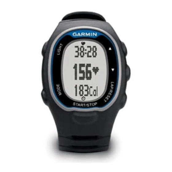 Garmin FR70 Owner's Manual