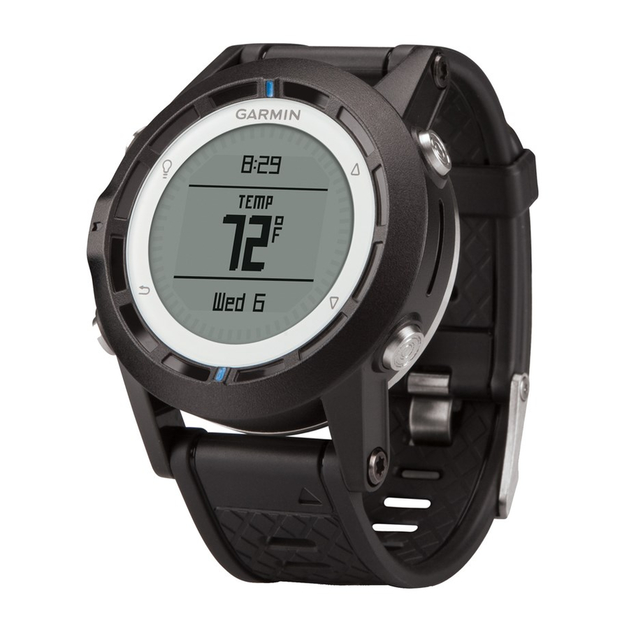 Garmin quatix Productinformatie