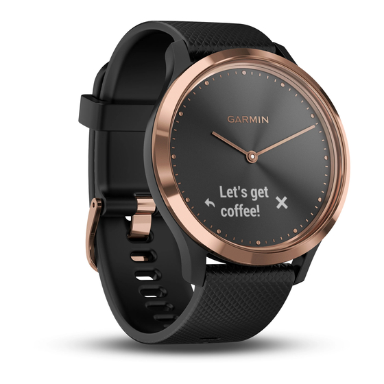 Garmin vivomove HR Manuel du propriétaire