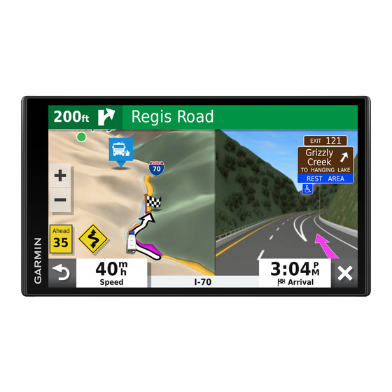 Garmin CAMPER 780 Quick Start Manual