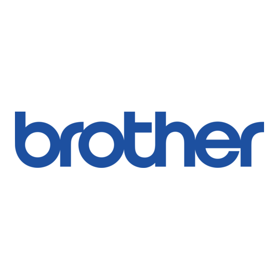 Brother 885-U02 Snelle referentiehandleiding