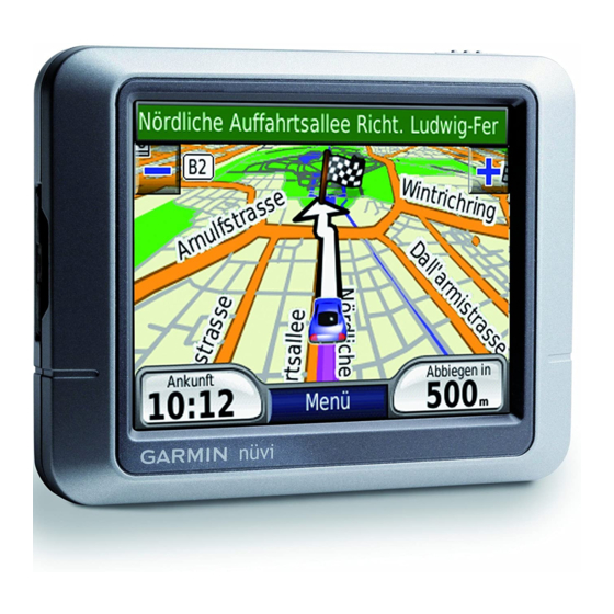 Garmin nuvi 270 Petunjuk Manual