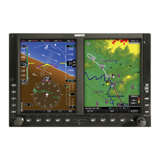 Garmin G500 クイック・リファレンス