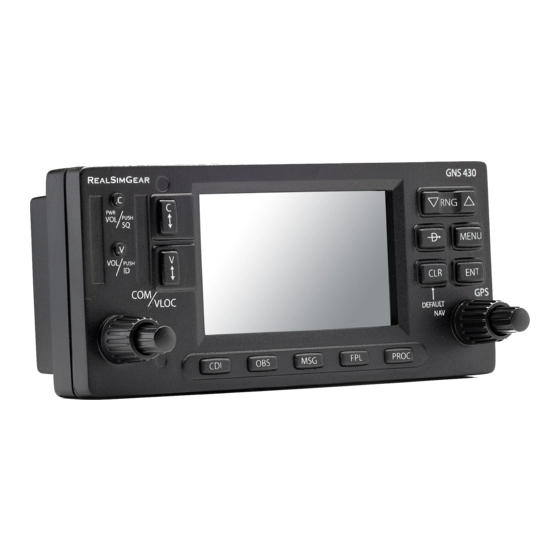 Garmin GNS 430A Operating Manual