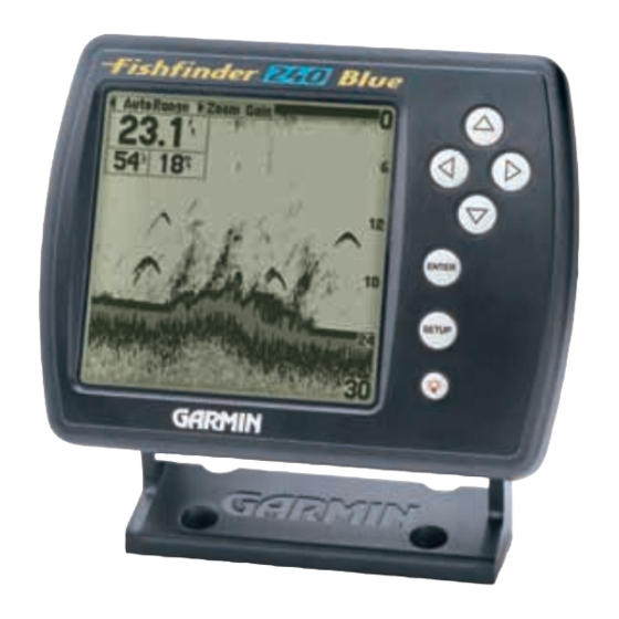 Garmin Fishfinder 100 Blue Manuale d'uso