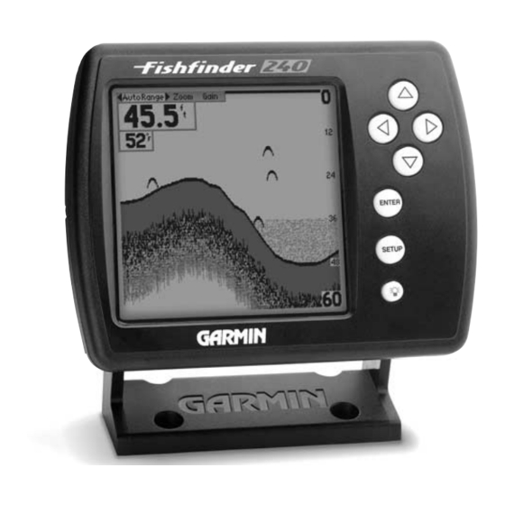 Garmin Fishfinder 240 Blue Owner's Manual