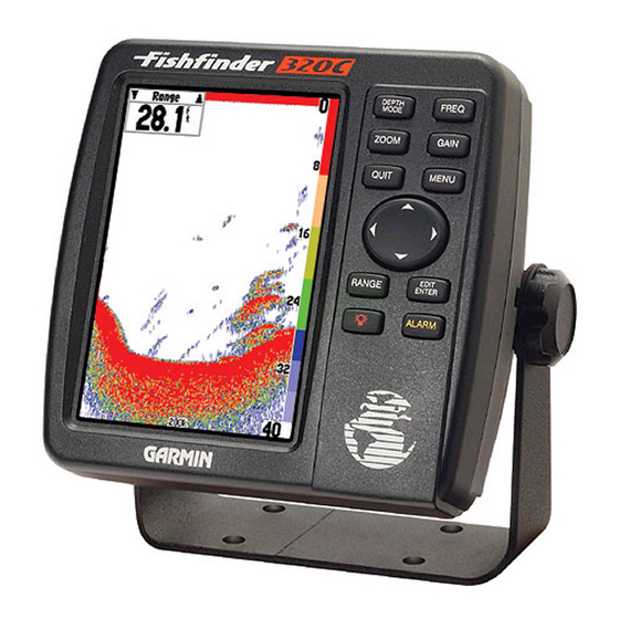 Garmin Fishfinder 320C 사양