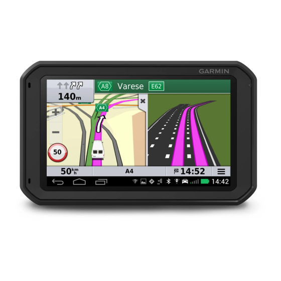 Garmin Fleet 770 Gebruikershandleiding