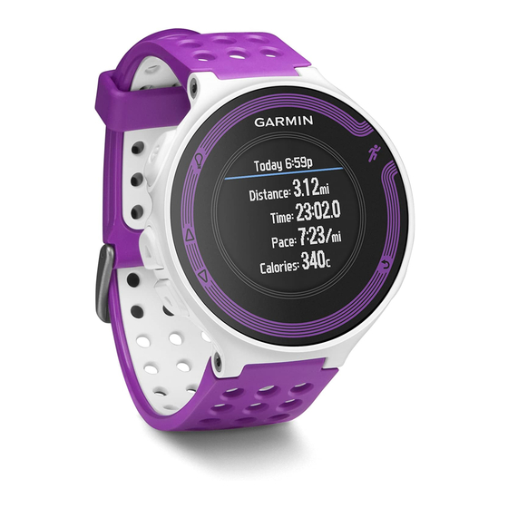 Garmin Forerunner 220 クイックマニュアル