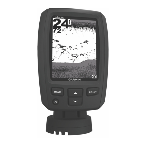 Garmin echo 100Series Instrukcja obsługi