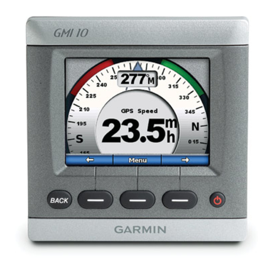 Garmin GMI 10 Sjabloon