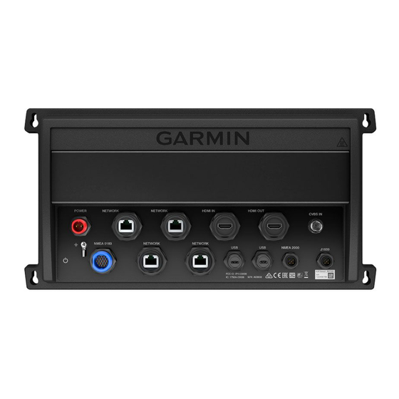 Garmin GPSMAP 8700 Manuel d'instructions d'installation