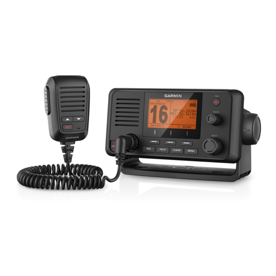 Garmin VHF 115 AIS Series Installation Instructions Manual