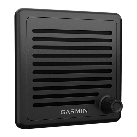 Garmin VHF 315 Series Owner's Manual