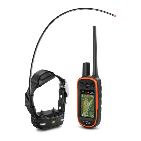 Garmin Alpha 100 with TT 15 mini Посібник користувача