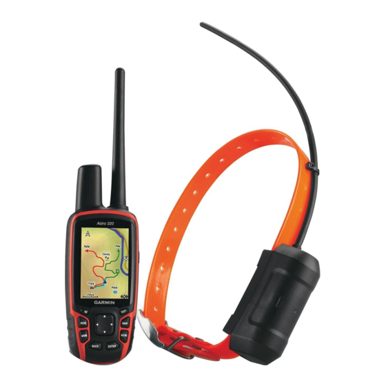 Garmin Astro 320 with DC 50 Skrócona instrukcja obsługi