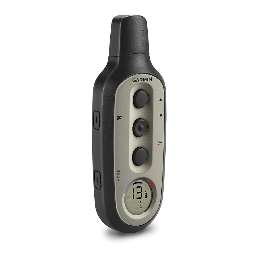 Garmin Delta XC Series Benutzerhandbuch