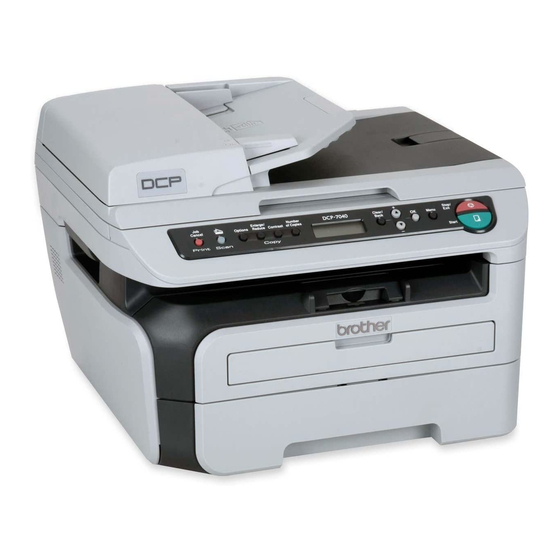 Brother DCP-7045N Quick Setup Manual