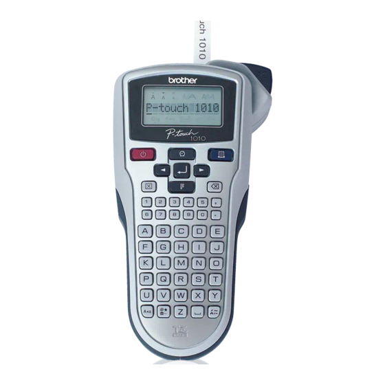 Brother P-touch 1005 Manual