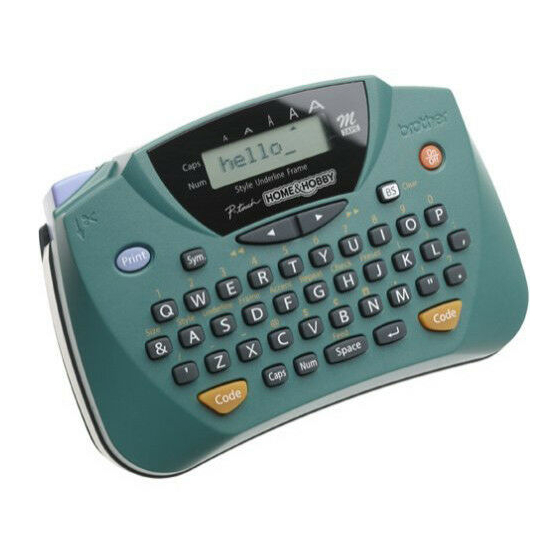 Brother P-touch 65 Teile-Referenzliste