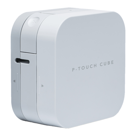 Brother P-TOUCH CUBE Kullanıcı Kılavuzu