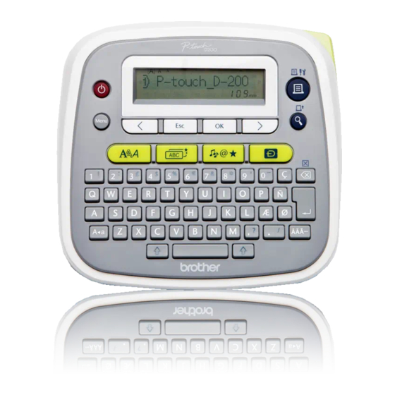 Brother P-TOUCH D200 Benutzerhandbuch