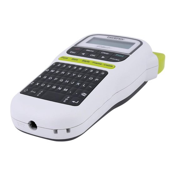 Brother P-TOUCH H110 Benutzerhandbuch