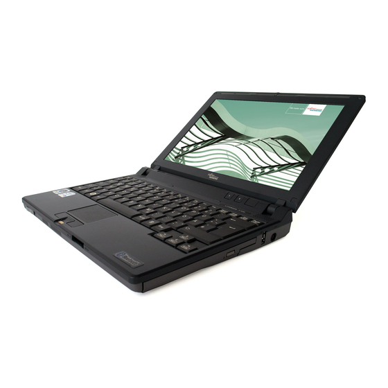 Fujitsu LIFEBOOK P Series Easy Manual